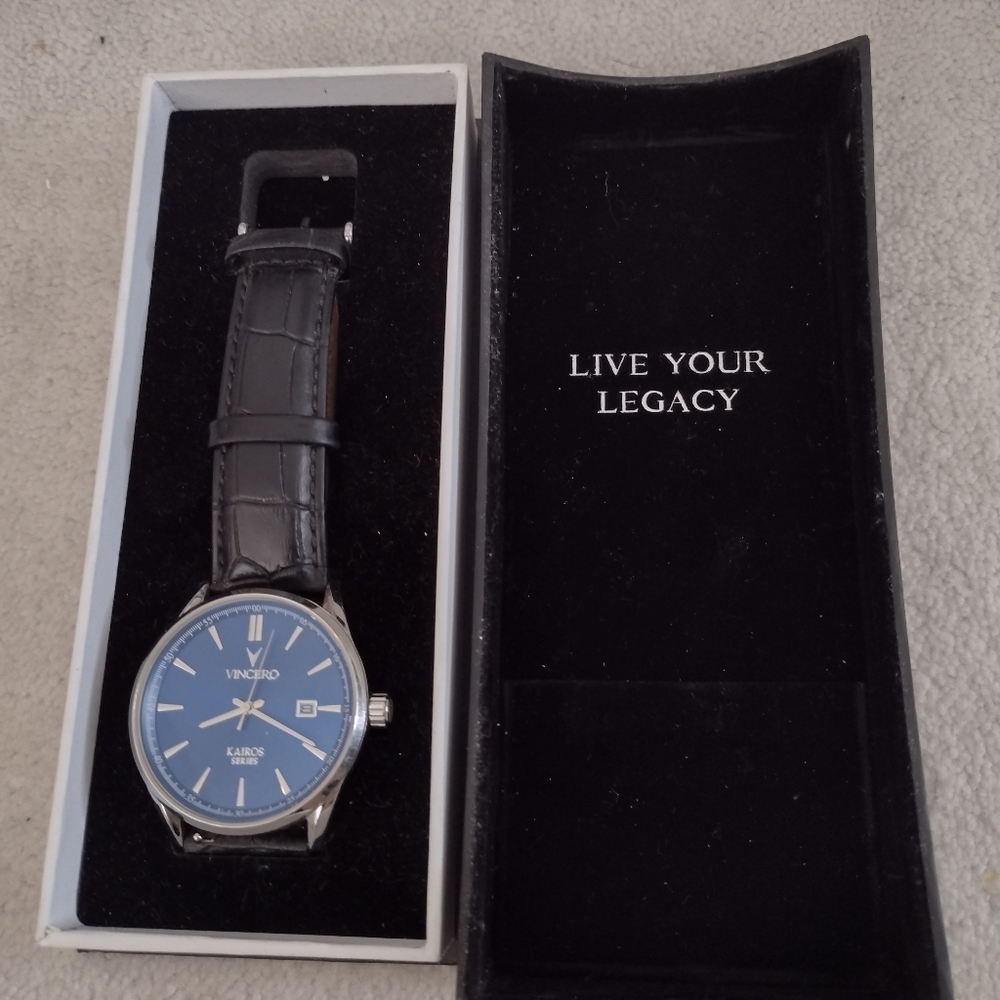 Vincero Blue and Black Men's Watch